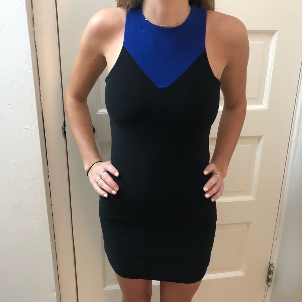 Black bodycon formal dress